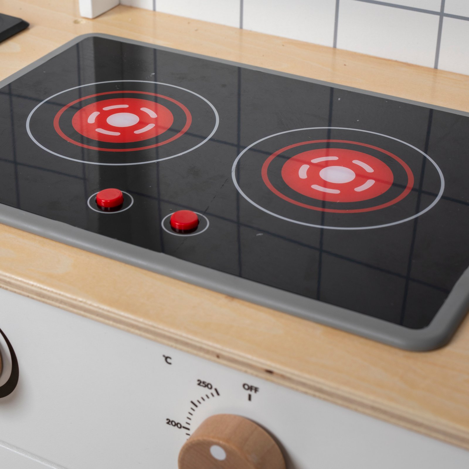 PLAY KITCHEN, W/ELECTRIC HOB