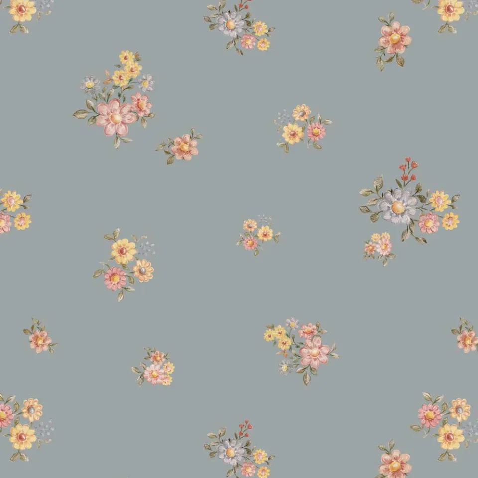 Tapet Flowers Minimini Dark